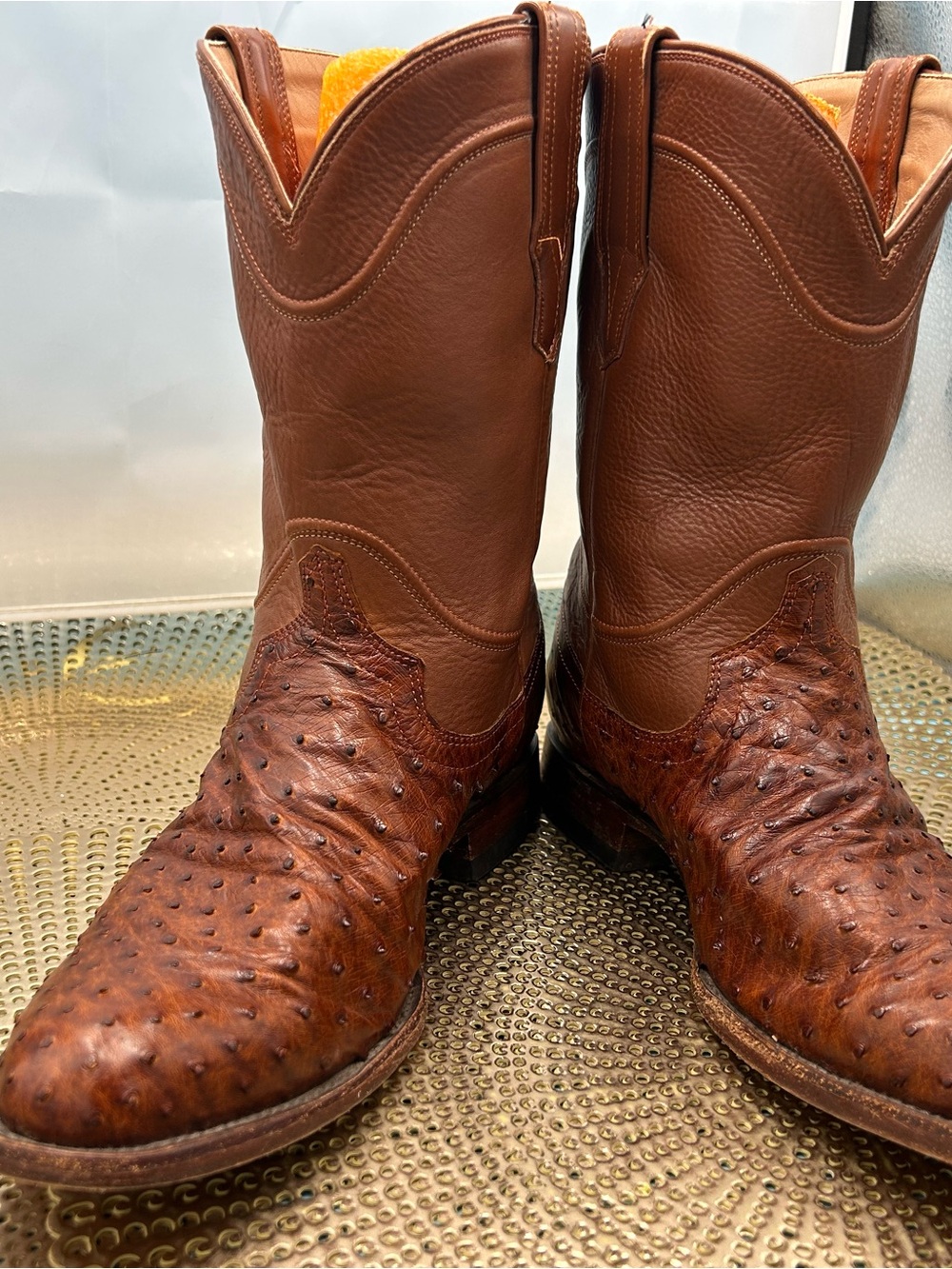 Tecovas men 7 Earl exotic quill cowboy boots